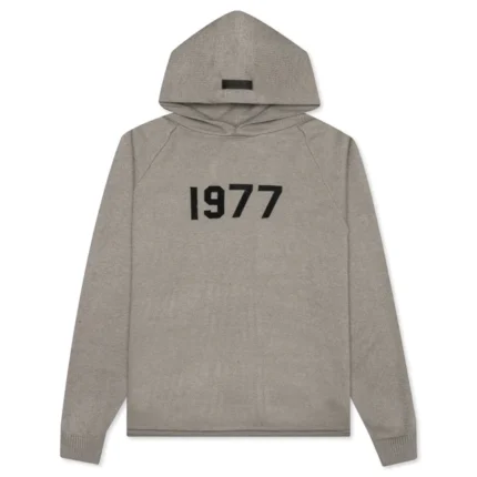 Fear of God Essentials Knit Hoodie Dark Oatmeal 192BT212203F 07 24 22 Feature DV VR2 grande 1